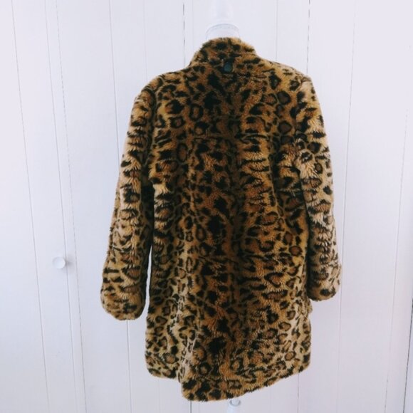 Vintage leopard faux fur jacket - Picture 3 of 8